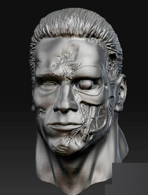 3ds max打造終結者頭部模型 武林網 3DSMAX教程