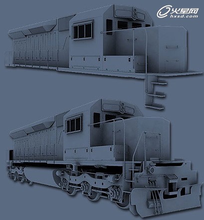 3DS MAX火車場景建模教程 武林網 3DFSMAX建模教程
