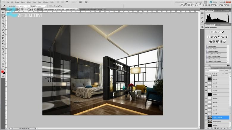 3dmax制作個性臥室效果圖教程,