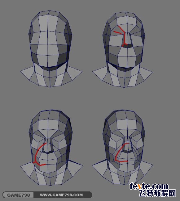 3dsmax and maya人頭布線教程 武林網 3DSMAX教程