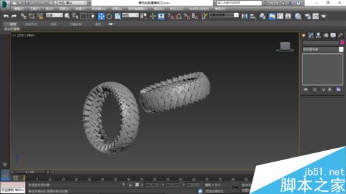 如何使用3Ds Max 按照片 逆向建模 豪爵鈴木車胎