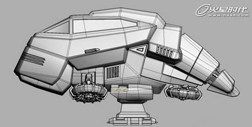 3DSMAX打造未來飛行器 武林網 3DSMAX建模教程