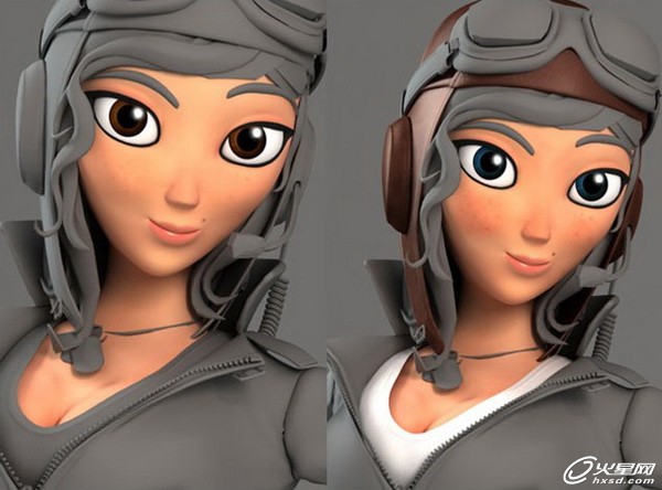 3DSMAX制作卡通女飛行員角色 武林網(wǎng) 3DSMAX角色教程