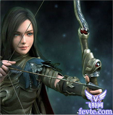 3Ds Max打造美女弓箭手游戲角色教程 武林網 3DSMAX角色教程