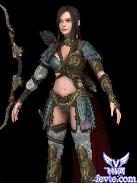 3Ds Max打造美女弓箭手游戲角色教程 武林網 3DSMAX角色教程