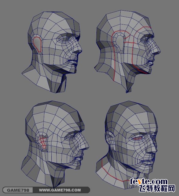 3dsmax and maya人頭布線教程 武林網 3DSMAX教程