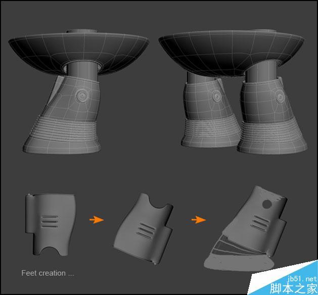 3DSMAX制作機器人 武林網(wǎng) 3DSMAX建模教程