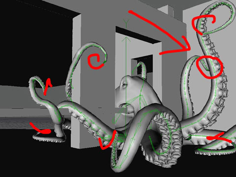 3DMAX建模教程,3D章魚的制作過程 武林網 3DSMAX建模教程