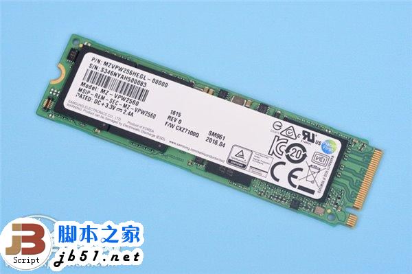 超3GB/S的讀取速度:三星SM961 256GB M.2 SSD全球首測