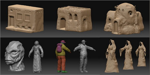 3dmax場景制作:阿拉伯市場 武林網 3DSMAX渲染教程
