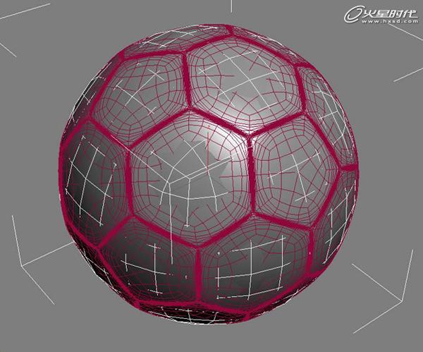 3DSMAX制作足球貼圖 武林網(wǎng) 3DSMAX材質(zhì)貼圖教程