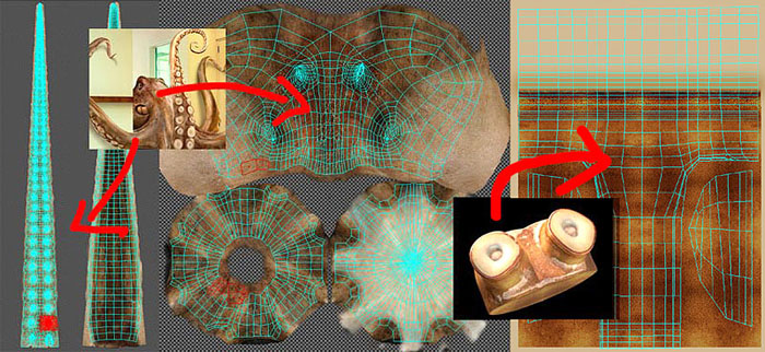 3DMAX建模教程,3D章魚的制作過程 武林網 3DSMAX建模教程