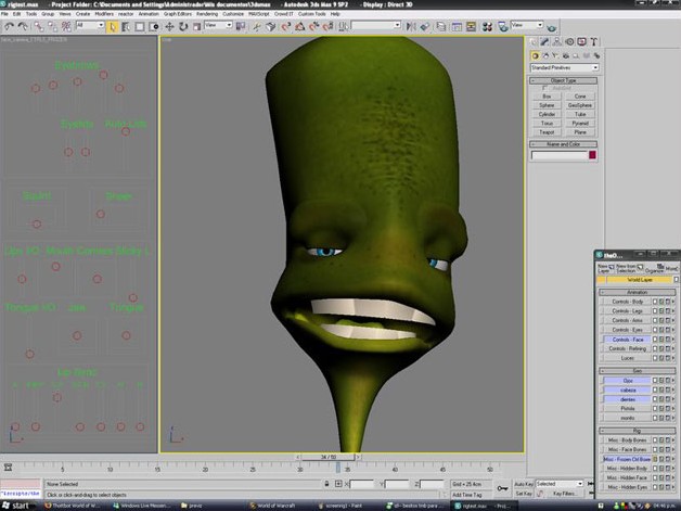 3dsMax打造Q版外星人 武林網 3DSMAX角色教程
