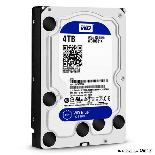 西數4TB“藍盤”來了!可惜是5400轉