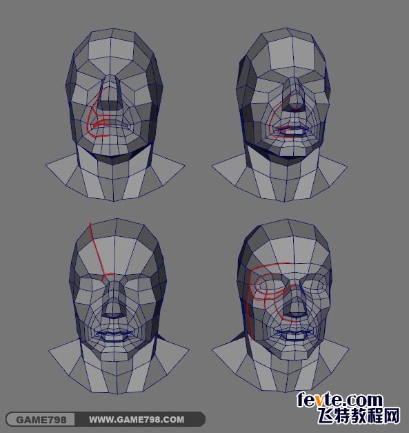 3dsmax and maya人頭布線教程 武林網 3DSMAX教程