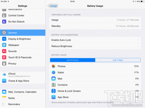 iPad Air2電池續(xù)航時間