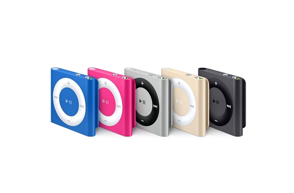 iPod nano、iPod shuffle難得升級:只有新顏色