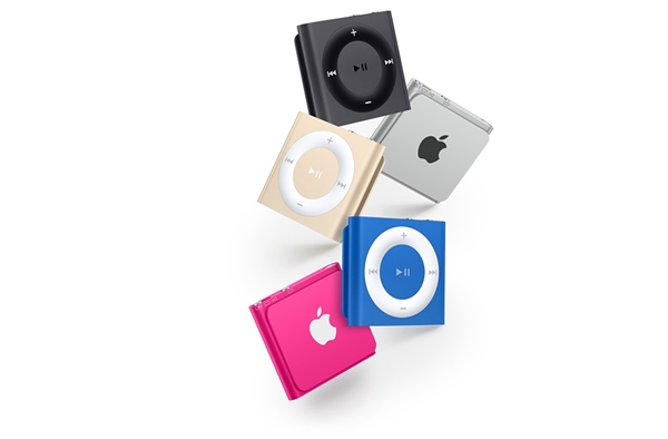 iPod nano、iPod shuffle難得升級:只有新顏色