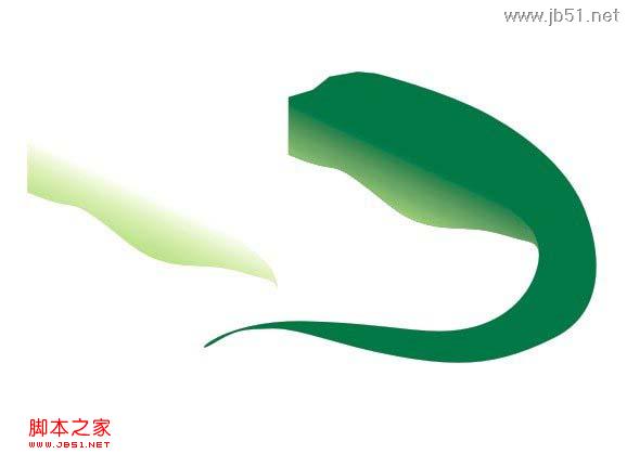 CorelDraw繪制綠色可愛的卡通龍