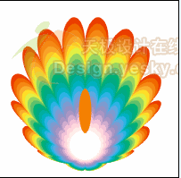 CorelDRAW交互式變形繪制斑斕孔雀 武林網 CDR實例教程