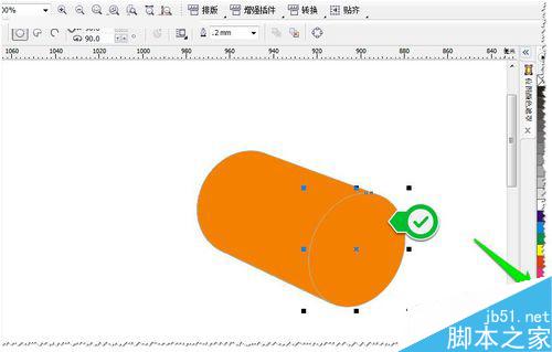 CDR教程：如何使用立體化工具5？