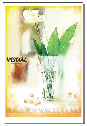 CDR繪制清新水彩效果畫面 武林網 CDR實例教程
