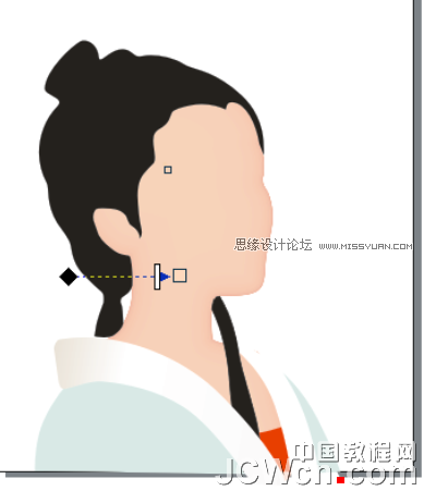 CorelDRAW鼠繪教程:繪制著名詞人李清照,破洛洛