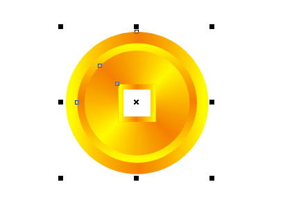 CDR快速制作古代金幣 武林網 CDR入門教程