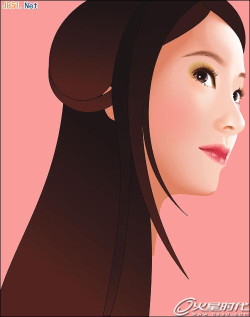 CoreIDRAW打造古典美女 寫實人物制作詳解 CoreIDRAW打造古典美女 寫實人物制作詳解