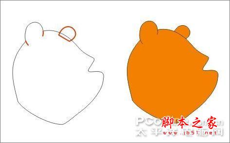 Coreldraw繪制可愛的小熊維尼教程 Coreldraw繪制可愛的小熊維尼教程
