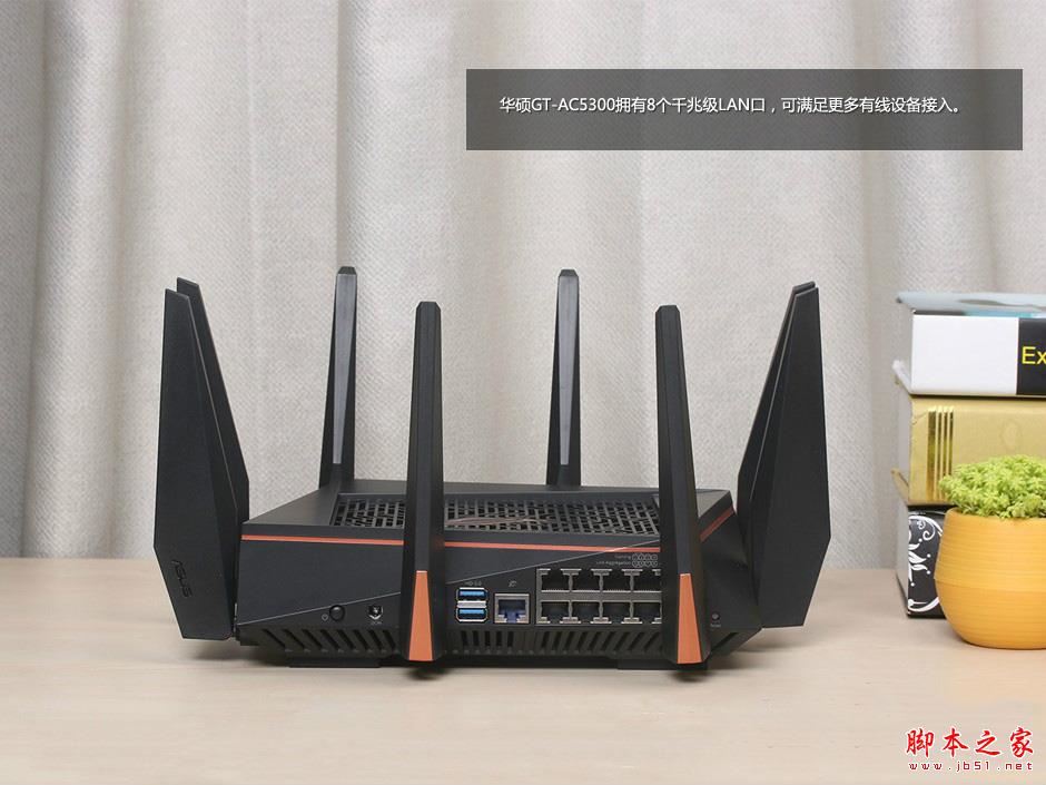 華碩ROG GT-AC5300電競路由器真機圖賞
