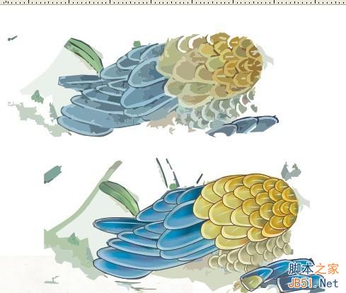 CDR臨摹國畫教程 武林網 CDR實例教程