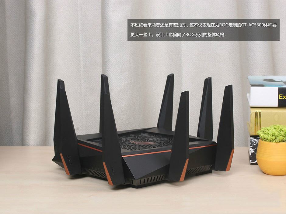 華碩ROG GT-AC5300電競路由器真機圖賞