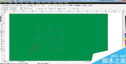 在CDR中如何畫星星圖案？