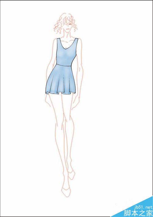怎樣用CDR+PS畫服裝效果圖?