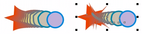 CorelDRAW Blend(調和)效果 武林網 CorelDraw入門教程