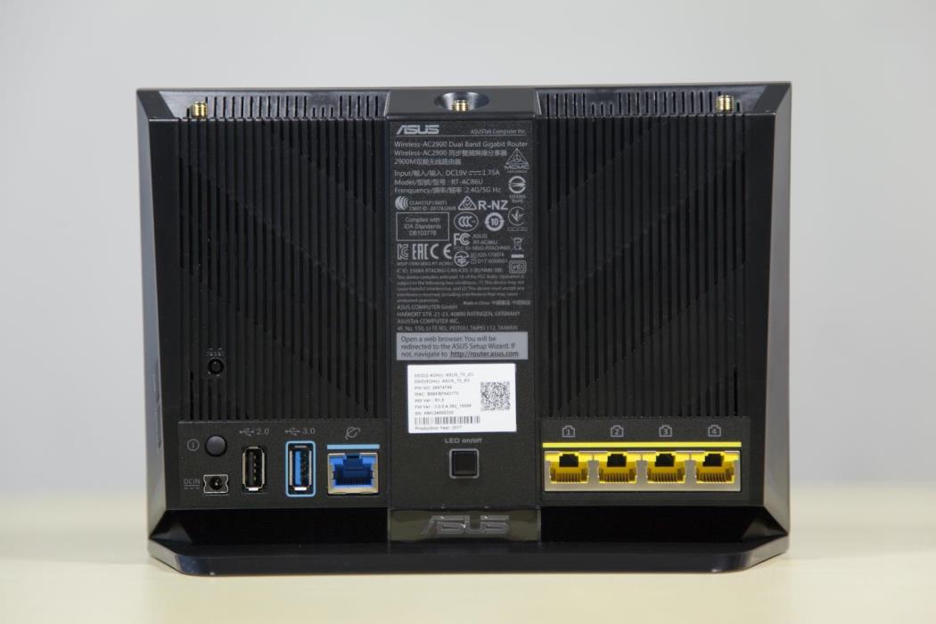 華碩 RT-AC86U 路由器拆解評測