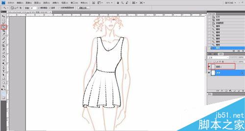 怎樣用CDR+PS畫服裝效果圖?