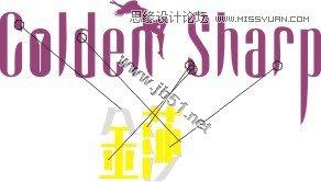 Coreldraw詳細解析金莎酒吧標(biāo)志設(shè)計教程