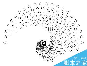 CorelDRAW X7案例分享:打造圓點螺旋效果