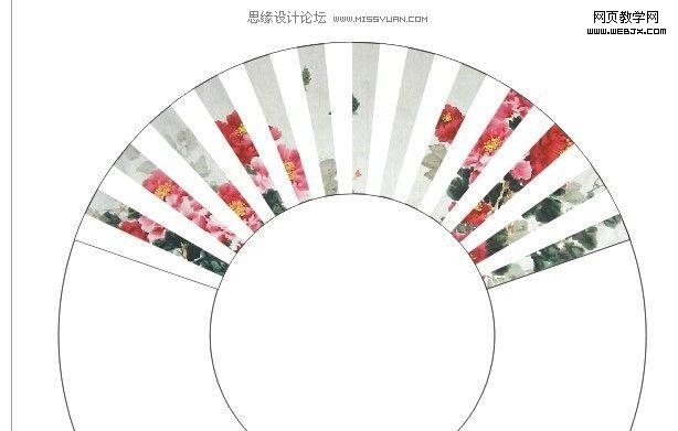 CorelDRAW教程:繪制逼真的折扇_武林網(wǎng)