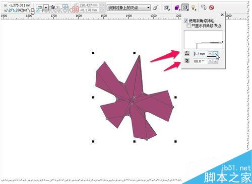 CDR教程：如何制作漂亮的立體的五角星？