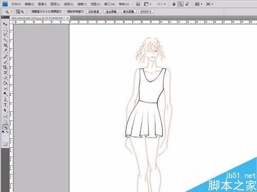 怎樣用CDR+PS畫服裝效果圖?