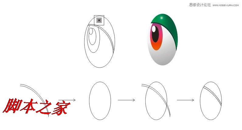 CorelDraw繪制綠色可愛(ài)的卡通龍,武林網(wǎng)