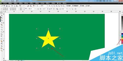 在CDR中如何畫星星圖案？