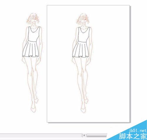 怎樣用CDR+PS畫服裝效果圖?