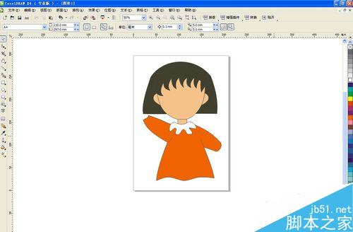 用CorelDRAW怎么繪制櫻桃小丸子(貝塞爾工具)