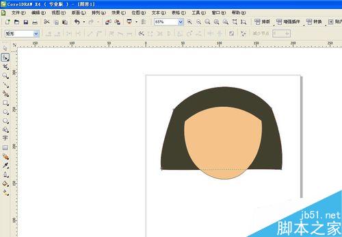 用CorelDRAW怎么繪制櫻桃小丸子(貝塞爾工具)