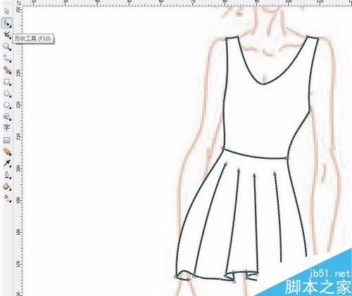 怎樣用CDR+PS畫服裝效果圖?