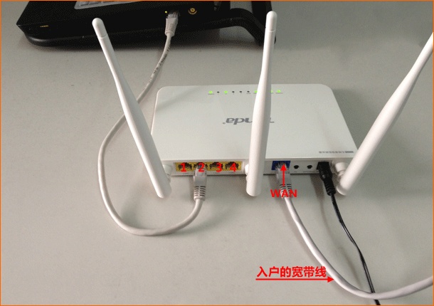 網線入戶上網時騰達FH303路由器安裝 網線入戶上網時騰達FH303路由器安裝